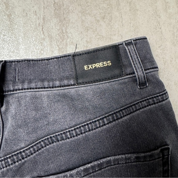 Express jeans black denim slim super high rise - Picture 12 of 14